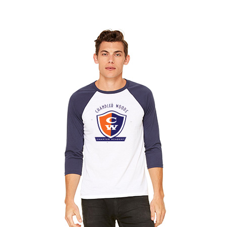 Chandler Woods Unisex 3/4 Sleeve Baseball Tee - Image 5