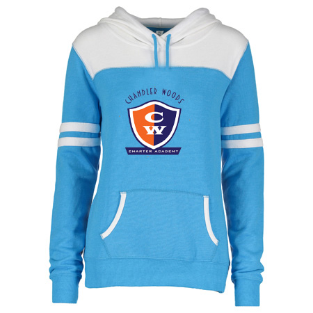 Chandler Woods Ladies Varsity Fleece Pullover Hood - Image 9