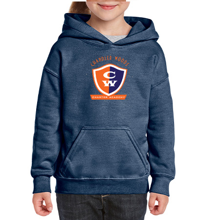 Chandler Woods Youth Heavy Blend™ Youth Hooded Sweatshirt - Image 2