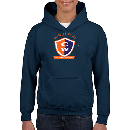 Chandler Woods Youth Heavy Blend™ Youth Hooded Sweatshirt - Image 3