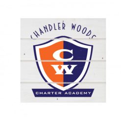 Alternative view of Chandler Woods White Wood Pallet Coaster  Set of 1  no holder