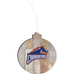 Alternative view of Chandler Woods Light 4.18 X 3.86 Faux Wood Ornament