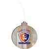 Chandler Woods Light 4.18 X 3.86 Faux Wood Ornament