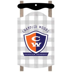 Alternative view of Chandler Woods Sled Ornament