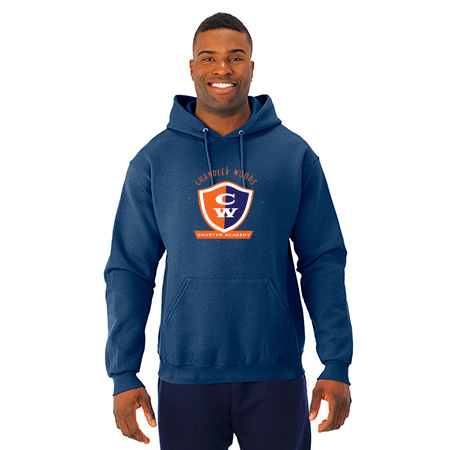 Chandler Woods Adult NuBlend® Hooded Sweatshirt - Image 4