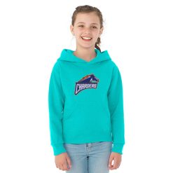 Alternative view of Chandler Woods Youth NuBlend® Youth Hooded Sweatshirt