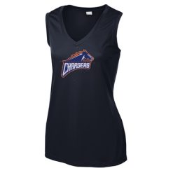 Alternative view of Chandler Woods Ladies Ladies Sleeveless PosiCharge® Competitor™ V-Neck Tee