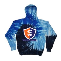 Alternative view of Chandler Woods Adult Tie Dye Fleece Pullover