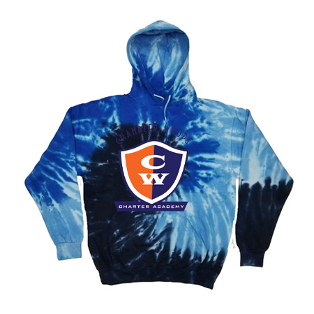 Chandler Woods Adult Tie Dye Fleece Pullover - Image 2
