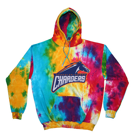 Chandler Woods Youth Youth Tie Dye Fleece Pullover - Image 4