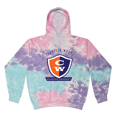 Chandler Woods Youth Youth Tie Dye Fleece Pullover - Image 6