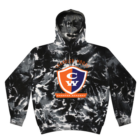 Chandler Woods Youth Youth Tie Dye Fleece Pullover - Image 3