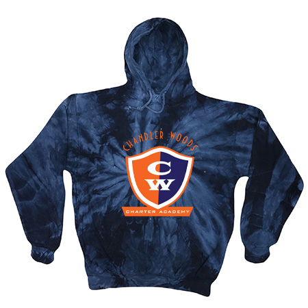 Chandler Woods Youth Youth Tie Dye Fleece Pullover - Image 2