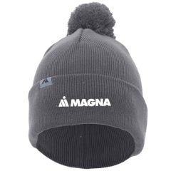 Magna Supervisors KNIT FOLD OVER POM-POM BEANIE