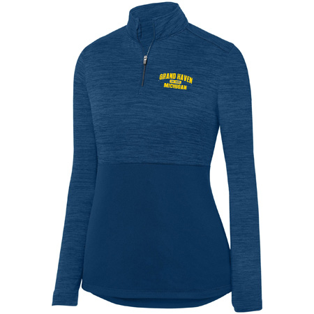 Grand Haven Ladies Shadow Tonal Heather ¼ Zip Pullover - Image 4