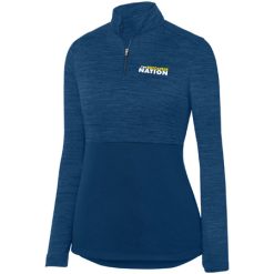 Alternative view of Grand Haven Ladies Shadow Tonal Heather ¼ Zip Pullover