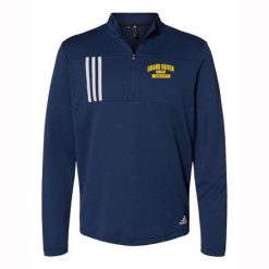 Grand Haven Adult Adidas 3-Stripes Double Knit Quarter-Zip Pullover
