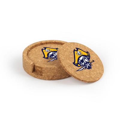 Grand Haven Circular Cork Coaster Set of 4 with holder - Image 5