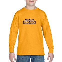 Alternative view of Grand Haven Youth Heavy Cotton™ Youth Long Sleeve T-Shirt