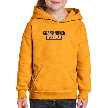 Grand Haven Youth Heavy Blend™ Youth Hooded Sweatshirt - Image 2
