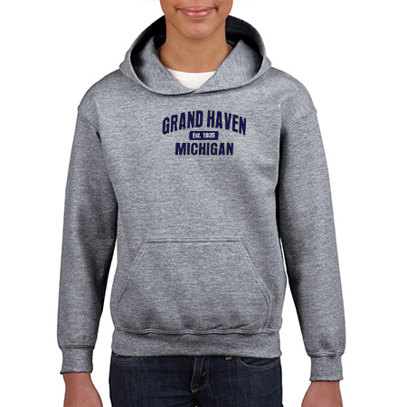 Grand Haven Youth Heavy Blend™ Youth Hooded Sweatshirt - Image 41