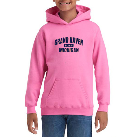 Grand Haven Youth Heavy Blend™ Youth Hooded Sweatshirt - Image 37
