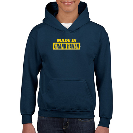 Grand Haven Youth Heavy Blend™ Youth Hooded Sweatshirt - Image 13
