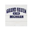 Grand Haven White Wood Pallet Coaster  Set of 1  no holder