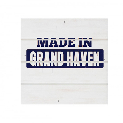 Grand Haven White Wood Pallet Coaster Set of 1 no holder - Image 5