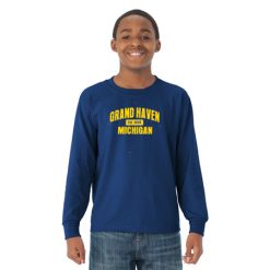 Alternative view of Grand Haven Youth DRI-POWER Youth Long Sleeve T-Shirt