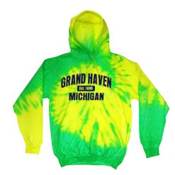 Alternative view of Grand Haven Adult Tie Dye Fleece Pullover