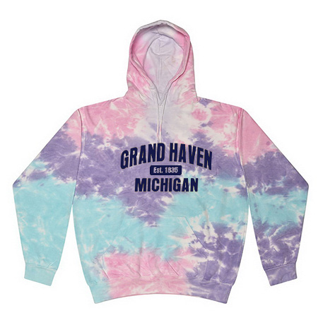 Grand Haven Youth Youth Tie Dye Fleece Pullover - Image 68
