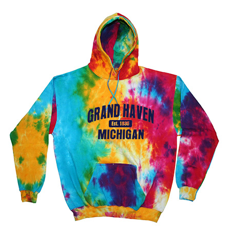 Grand Haven Youth Youth Tie Dye Fleece Pullover - Image 63