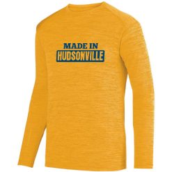 Alternative view of Hudsonville Adult SHADOW TONAL HEATHER LONG SLEEVE TEE