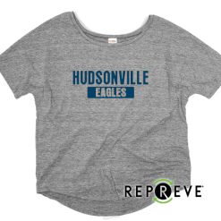 Alternative view of Hudsonville Ladies Triblend Flowy Tee