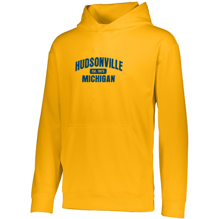 Hudsonville Adult Wicking Fleece Hoodie - Image 5