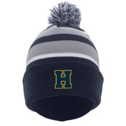Hudsonville KNIT FOLD OVER POM-POM BEANIE