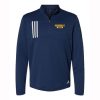 Hudsonville Adult Adidas 3-Stripes Double Knit Quarter-Zip Pullover