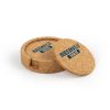 Hudsonville Circular Cork Coaster Set of 4 with holder