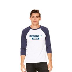 Hudsonville Unisex 3/4 Sleeve Baseball Tee