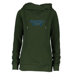 Alternative view of Hudsonville Ladies Classic Fleece Funnel Neck Pullover Hood