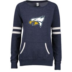 Alternative view of Hudsonville Ladies Varsity Fleece Crew Neck Pullover