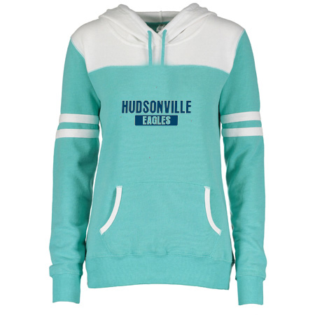 Hudsonville Ladies Varsity Fleece Pullover Hood - Image 20