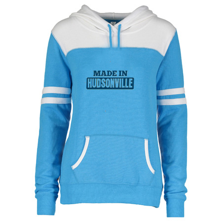Hudsonville Ladies Varsity Fleece Pullover Hood - Image 36