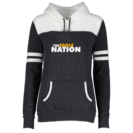 Hudsonville Ladies Varsity Fleece Pullover Hood - Image 21
