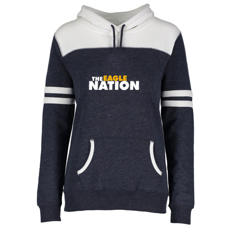 Hudsonville Ladies Varsity Fleece Pullover Hood - Image 4