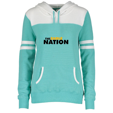 Hudsonville Ladies Varsity Fleece Pullover Hood - Image 35
