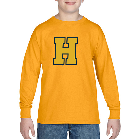Hudsonville Youth Heavy Cotton™ Youth Long Sleeve T-Shirt - Image 3