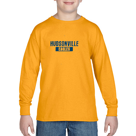 Hudsonville Youth Heavy Cotton™ Youth Long Sleeve T-Shirt - Image 4