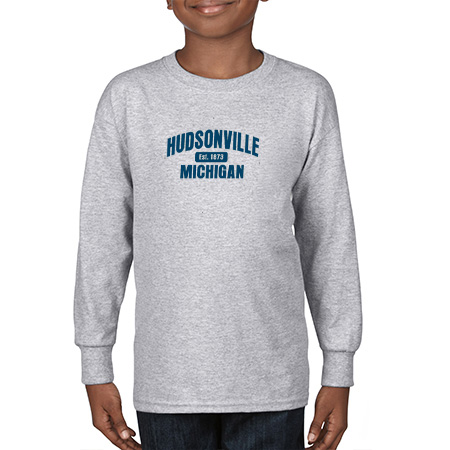 Hudsonville Youth Heavy Cotton™ Youth Long Sleeve T-Shirt - Image 12